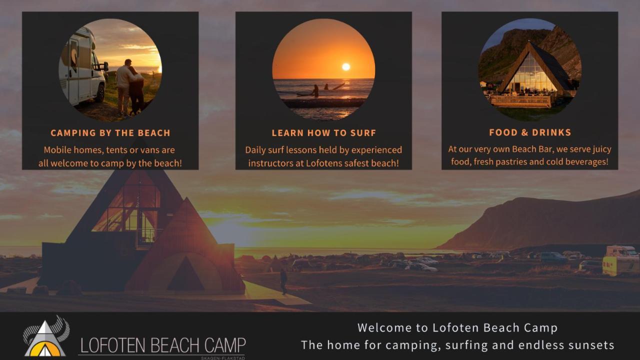 מלון ראמברג Lofoten Beach Camp מראה חיצוני תמונה