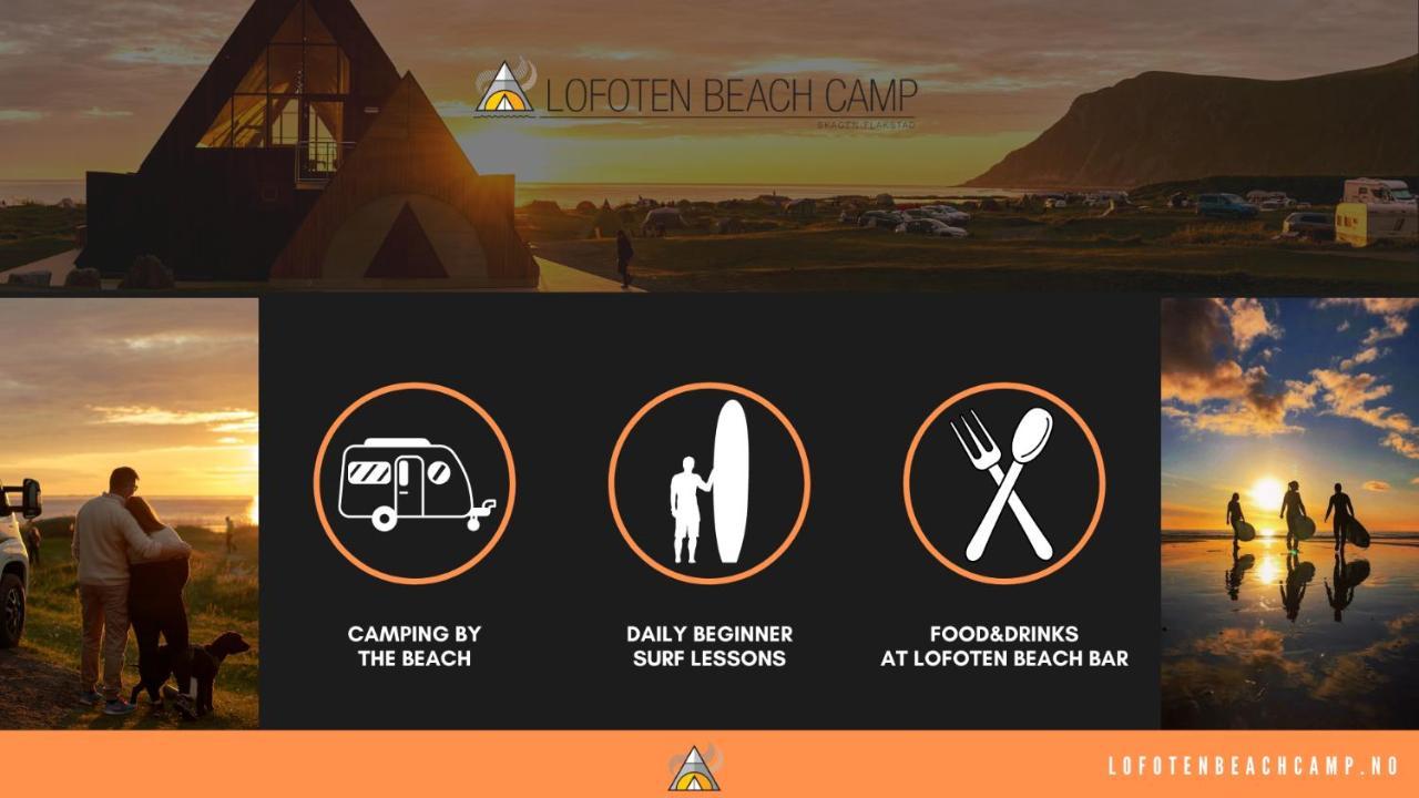 מלון ראמברג Lofoten Beach Camp מראה חיצוני תמונה